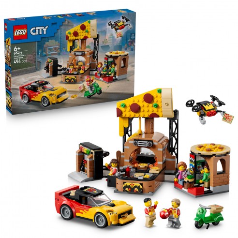 PIZZA DELIVERY EXPERIENCE 60496 LEGO...