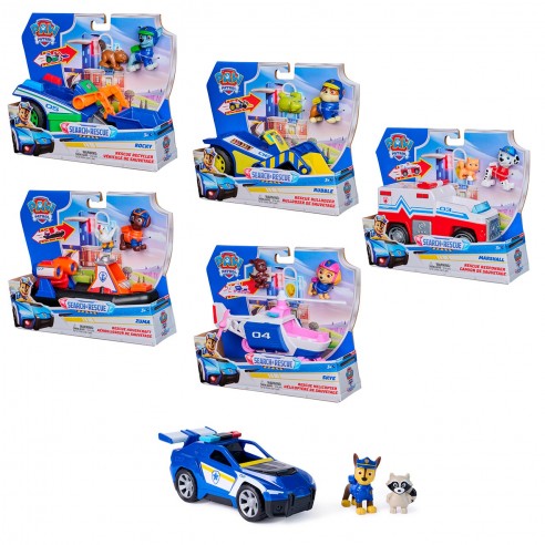 PAW PATROL SEARCH AND RESCUE VEHICLES...