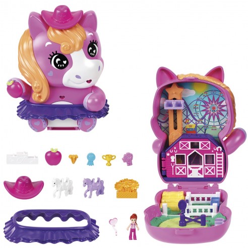 ESTUCHE PONI RODEO POLLY POCKET JCR37...