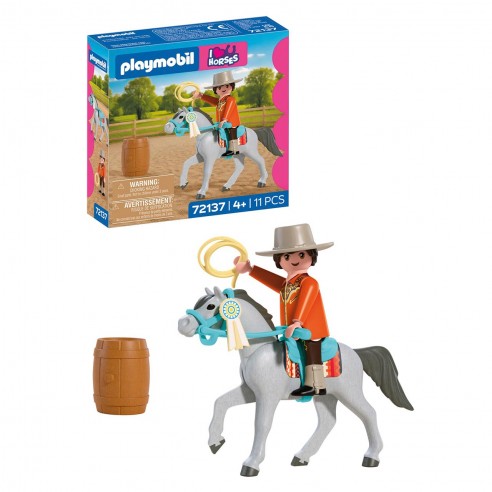 PLAYMOBIL 72137 COWBOY RIDING SET