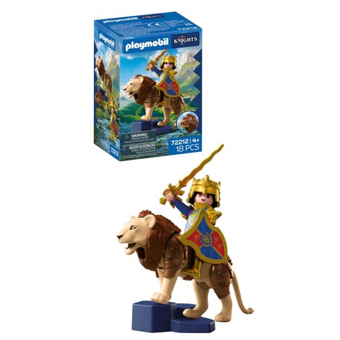 LION WITH GOLDEN KNIGHT 72212 PLAYMOBIL