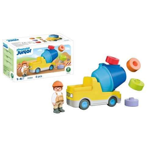 PLAYMOBIL JUNIOR CONCRETE MIXER 72083