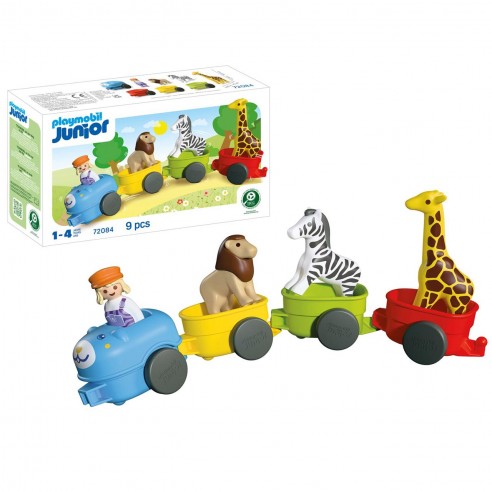 PLAYMOBIL JUNIOR ANIMAL TRAIN 72084
