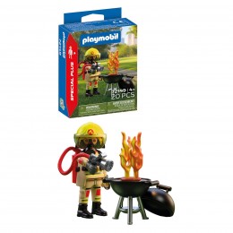 PLAYMOBIL FIREFIGHTER WITH...