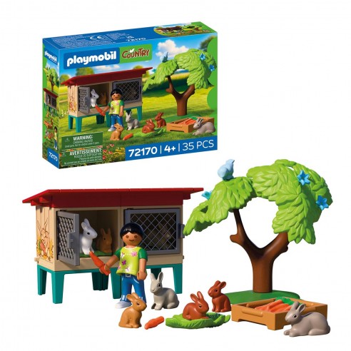 PLAYMOBIL RABBIT HUT 72170