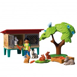 PLAYMOBIL RABBIT HUT 72170 2