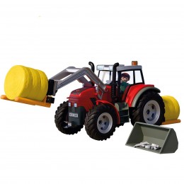 LARGE TRACTOR WITH HAY... 2