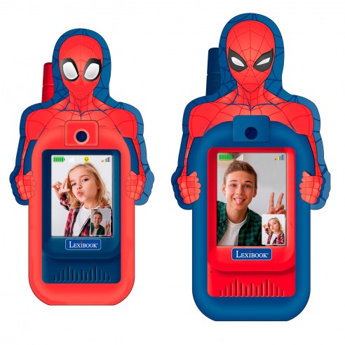 WALKIE TALKIES CON PANTALLA SPIDERMAN...