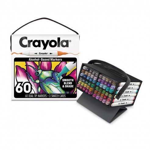 CASE OF 60 DOUBLE-TIPS MARKERS...