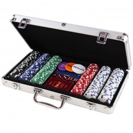 SET OF 300 POKER CHIPS IN A... 2