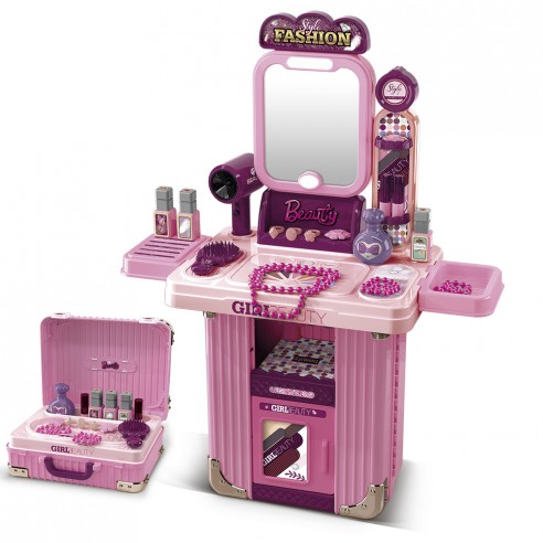 MALETA BELLEZA INFANTIL DOBLE TROLLEY...