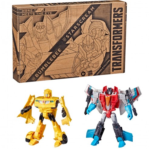 SET 2 FIGURAS BUMLEBEE Y STARSCREAM...