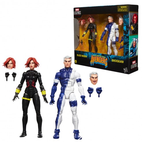 BLACK WIDOW AND QUICKSILVER 2-FIGURE...