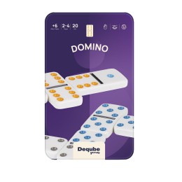 DOUBLE DOMINO 6 METAL BOX...