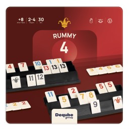 RUMMY FOR 4 PLAYERS. METAL...