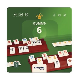 RUMMY 6-PLAYER METAL BOX...