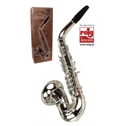 SAXOFON METALIZADO, 8 NOTAS...