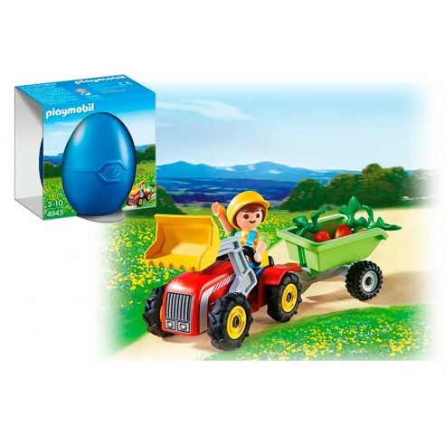 BOY WITH TRACTOR 4943 PLAYMOBIL