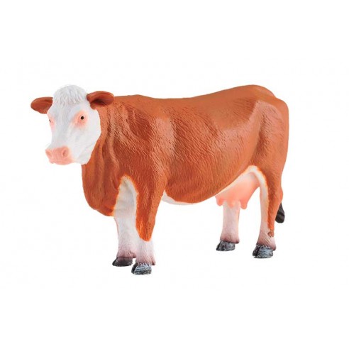 HEREFORD COW - WHITE AND BROWN - L -...