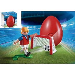 SOCCER PLAYER WITH GOAL...