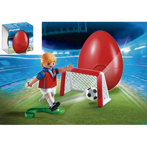 SOCCER PLAYER WITH GOAL 4947 PLAYMOBIL