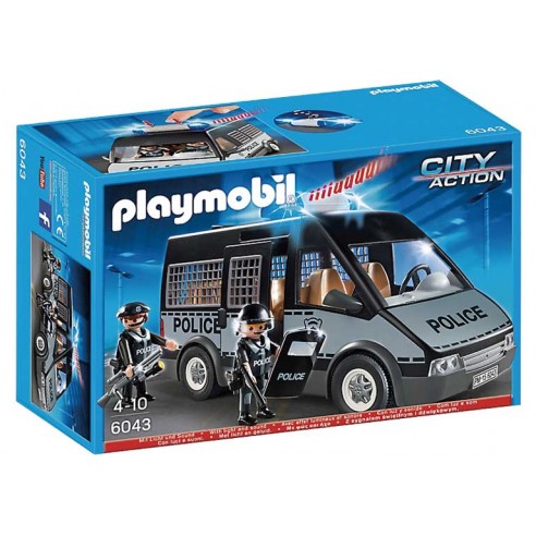 POLICE VAN WITH LIGHTS AND SOUND 6043...