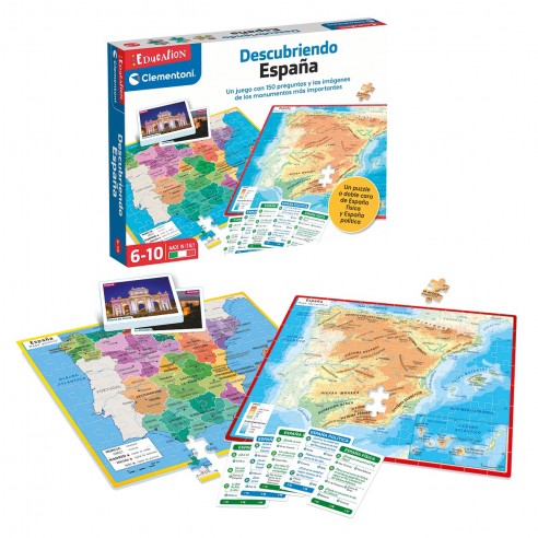 GEO MAP DISCOVER SPAIN 55119 CLEMENTONI