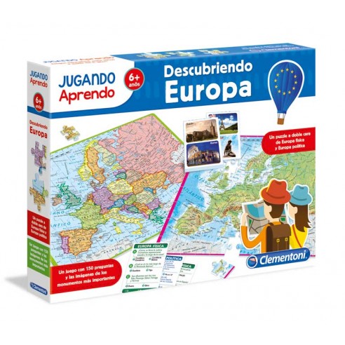 GEO MAP DISCOVER EUROPE 55120 CLEMENTONI