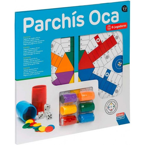 PARCHIS 6 JUGADORES CON OCA 40CM...