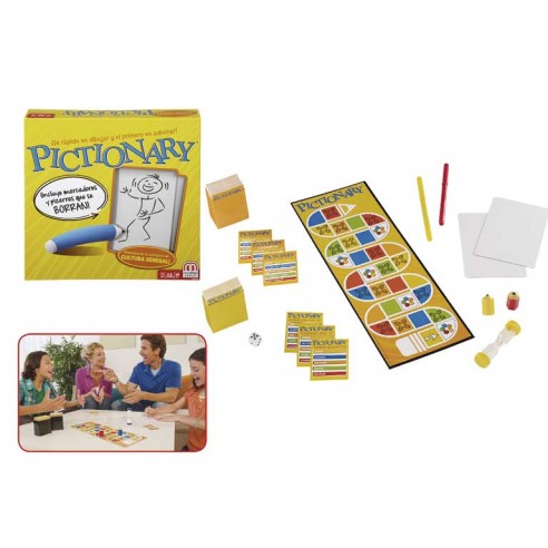JUEGO PICTIONARY CAST DKD51 MATTEL GAMES