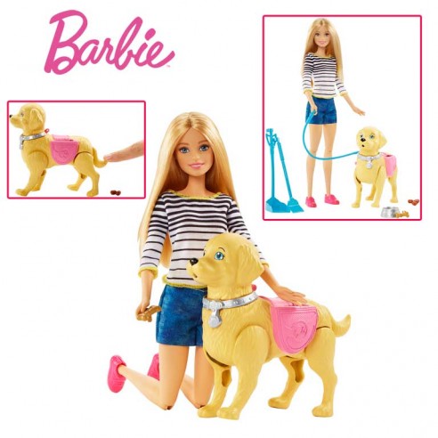 BARBIE AND HER DOGGY POPO DWJ68 BARBIE