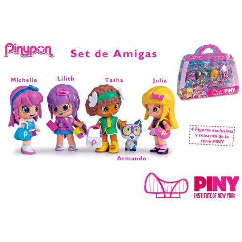 PINY PACK 4 FRIENDS PINYPON FAMOUS...
