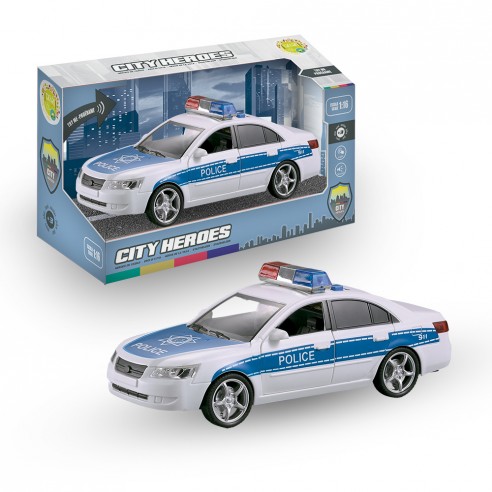 POLICE CAR LIGHT AND SOUND CITY...