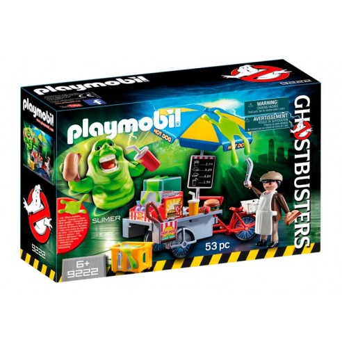 SLIMER WITH HOT DOG STAND PLAYMOBIL 9222