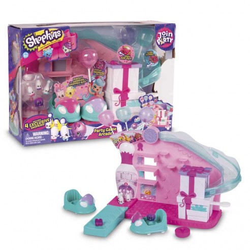 PLAYSET PARTY GAME ARCADE SHOPKINS...