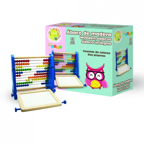WOODEN ABACUS WITH BLACKBOARD TACHAN