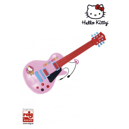 HELLO KITTY ELECTRIC GUITAR WITH...