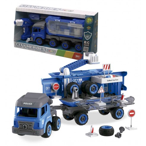 SOUND POLICE TRUCK ELECTRIC AND RC...