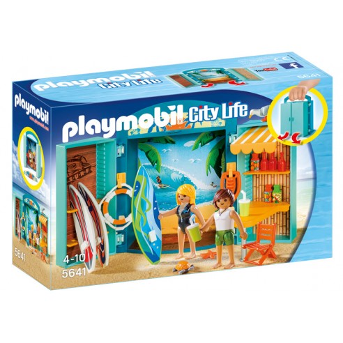 PLAYMOBIL SURF STORE CHEST 5641