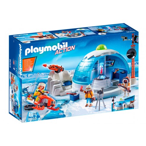 PLAYMOBIL SCOUT POLAR BARRACKS 9055