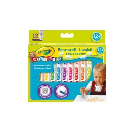 12 WASHABLE CRAYONS MIMI...