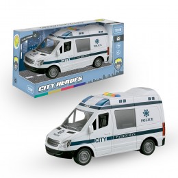 POLICE VAN WITH LIGHT AND...