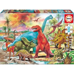 PUZZLE 100 DINOSAURIOS...