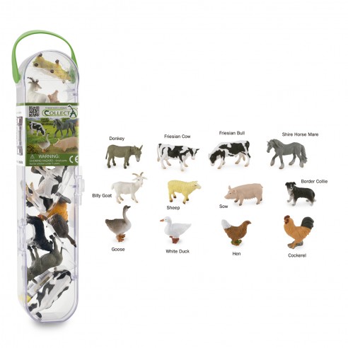 COLLECTA MINI FARM ANIMALS TUBE -...