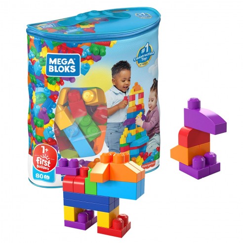 BOLSA MEGA BLOKS 80 PIEZAS CLASICA DCH63