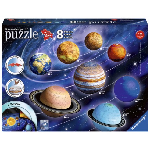 3D PUZZLE PLANETARY SYSTEM 11668...