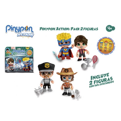 PINYPON ACTION PACK 2 FIGURAS 7/14492...