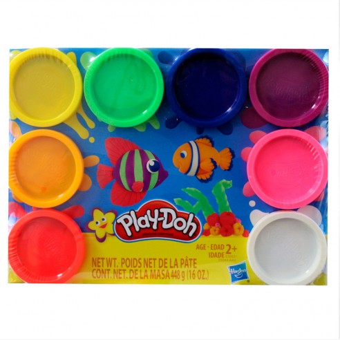 PLAY-DOH PACK 8 CANS E5044 HASBRO