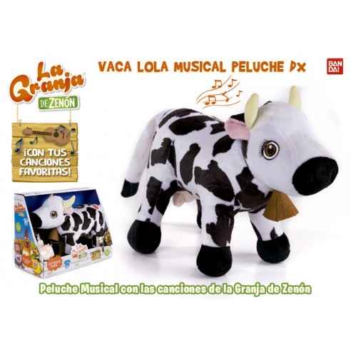 LOLA COW MUSICAL PLUSH ZENON´S FARM...