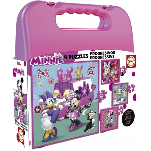 SUITCASE PUZZLES PROGR. MINNIE HAPPY...